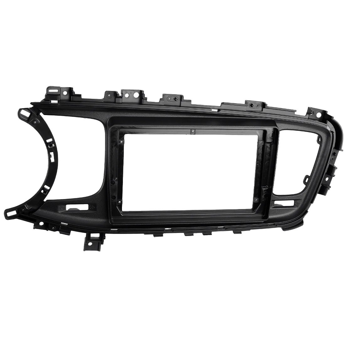 9\'\' 2 DIN Car Radio Stereo Dash Frame Fascia Panel Fit for KIA Optima K5 2013 2014 2015 Black ABS