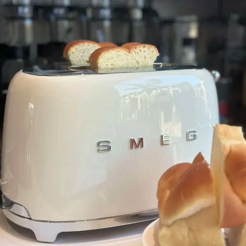 SMEG Bread Toaster for Sandwiches Waffle Maker Electric Kitchen Double Oven 220V Toaster Hot Air Convection for Headed Bread