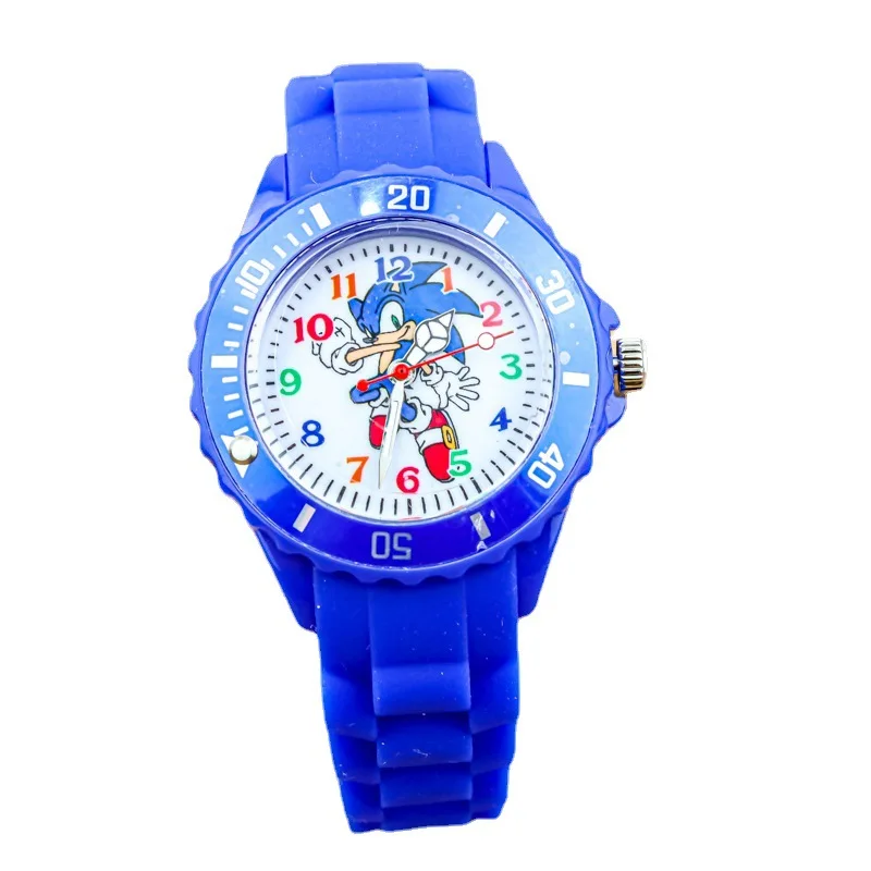 Sonic children's electronic quartz watch rubber strap