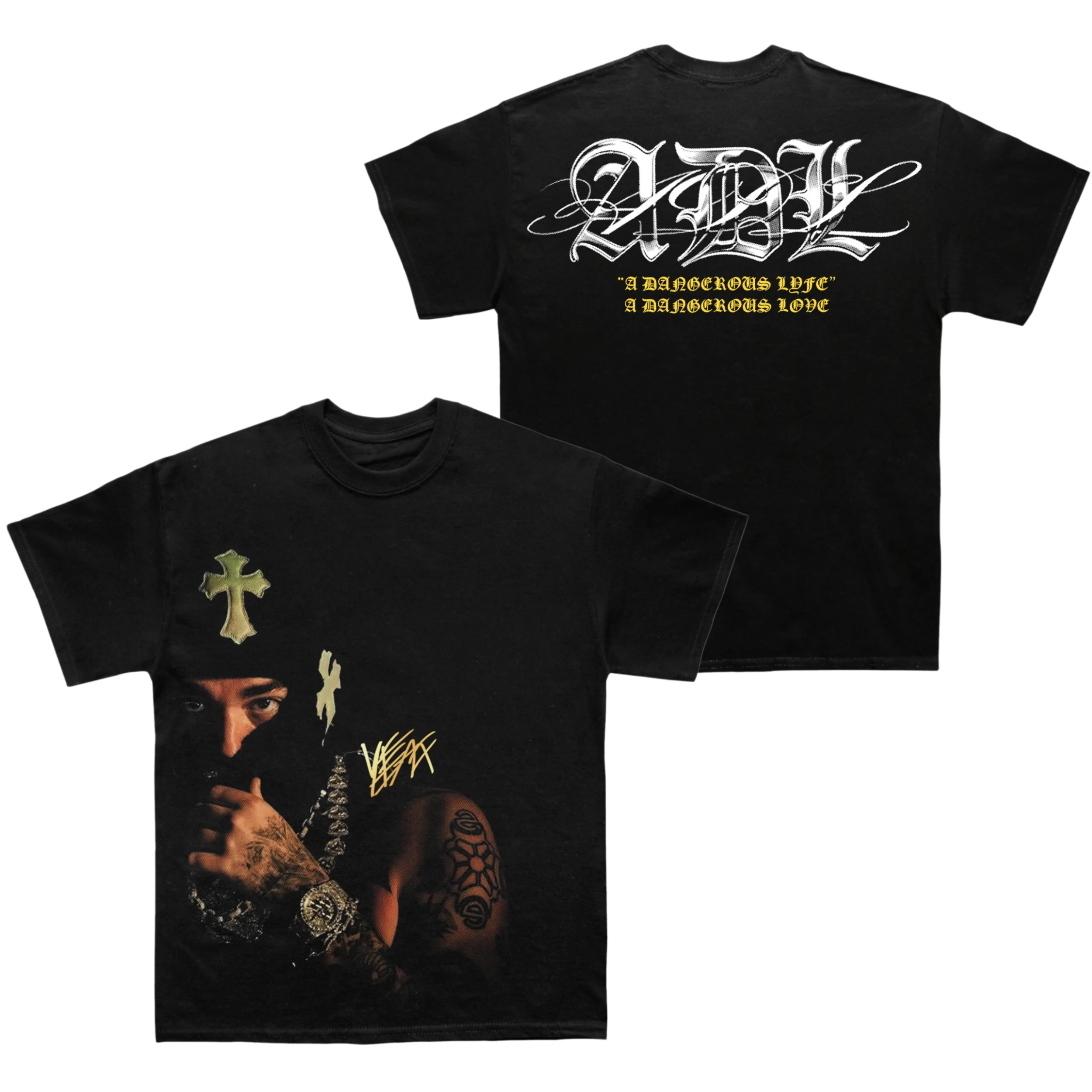 Camiseta Gráfica Yeat - 2026 album ADL para Hombre, Unisex, Cuello Redondo, 100% Algodón, Manga Corta, Estilo Y2K, Popular, Regalo para Fans