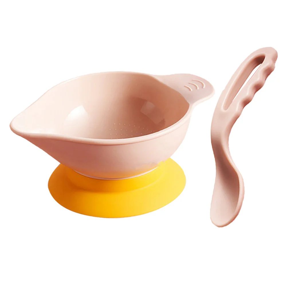 

1 Set Silicone With Base Non-Slip Feeding For Toddlers Spoons Included Baby Led Weaning Bowl Baby Bowls With Suction Bowls For