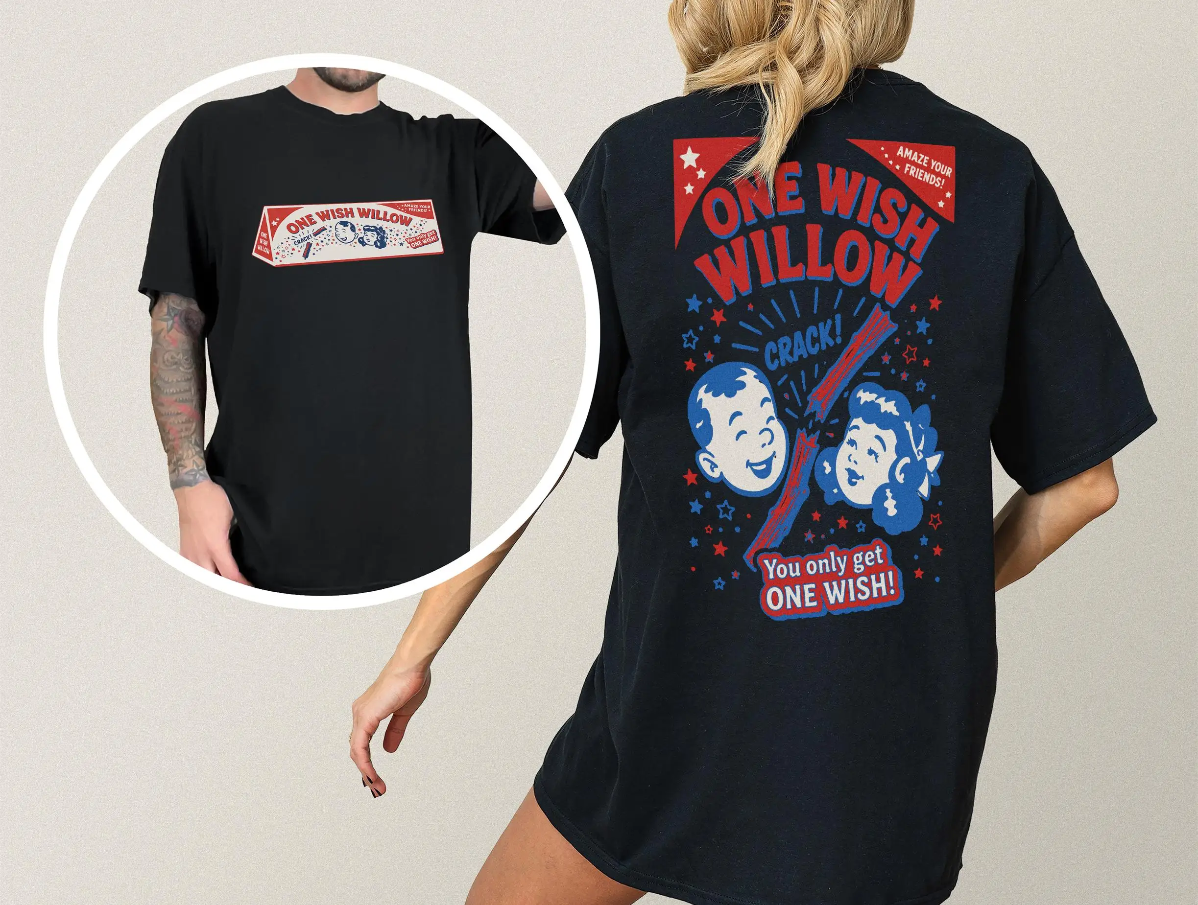 One Wish Willow Box T-Shirt, Obsession Horror Movie Graphic T-Shirt