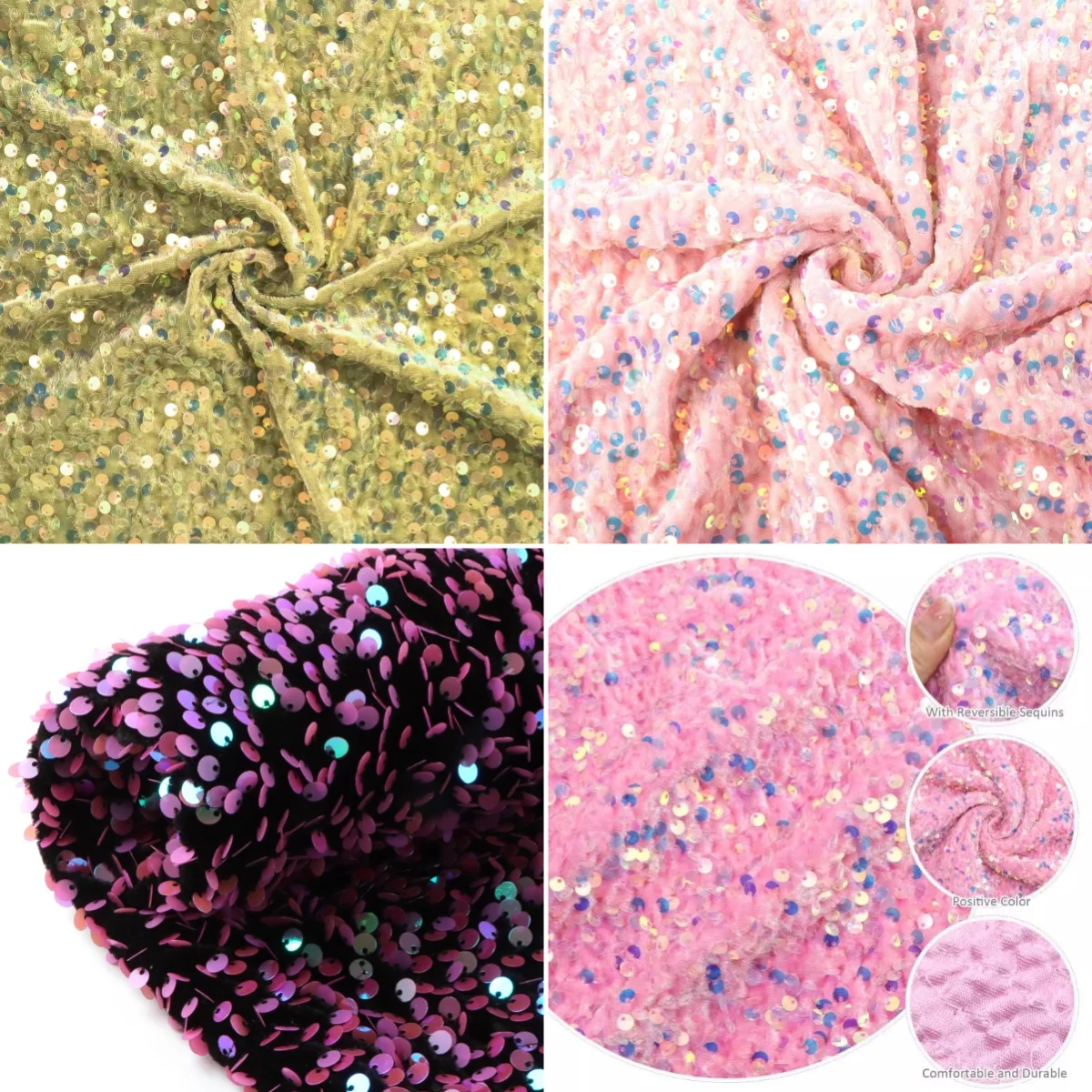 

Разноцветная бархатная ткань с блестками 5 мм, эластичная ткань, сшитая женская одежда, вечернее платье, дизайнерская ткань «сделай сам»