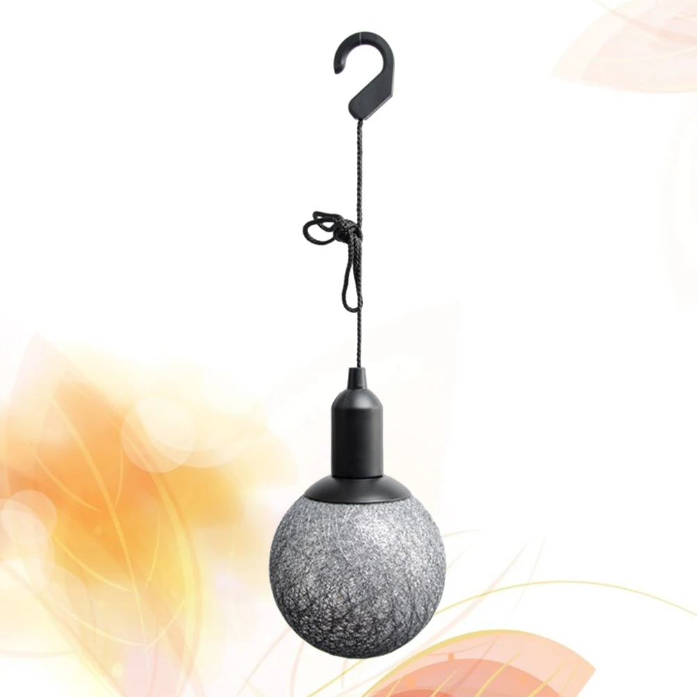 

Chandelier Night Light LED Light Cotton Ball Drawstring Beautiful Stylish Durable without for Home (Grey)