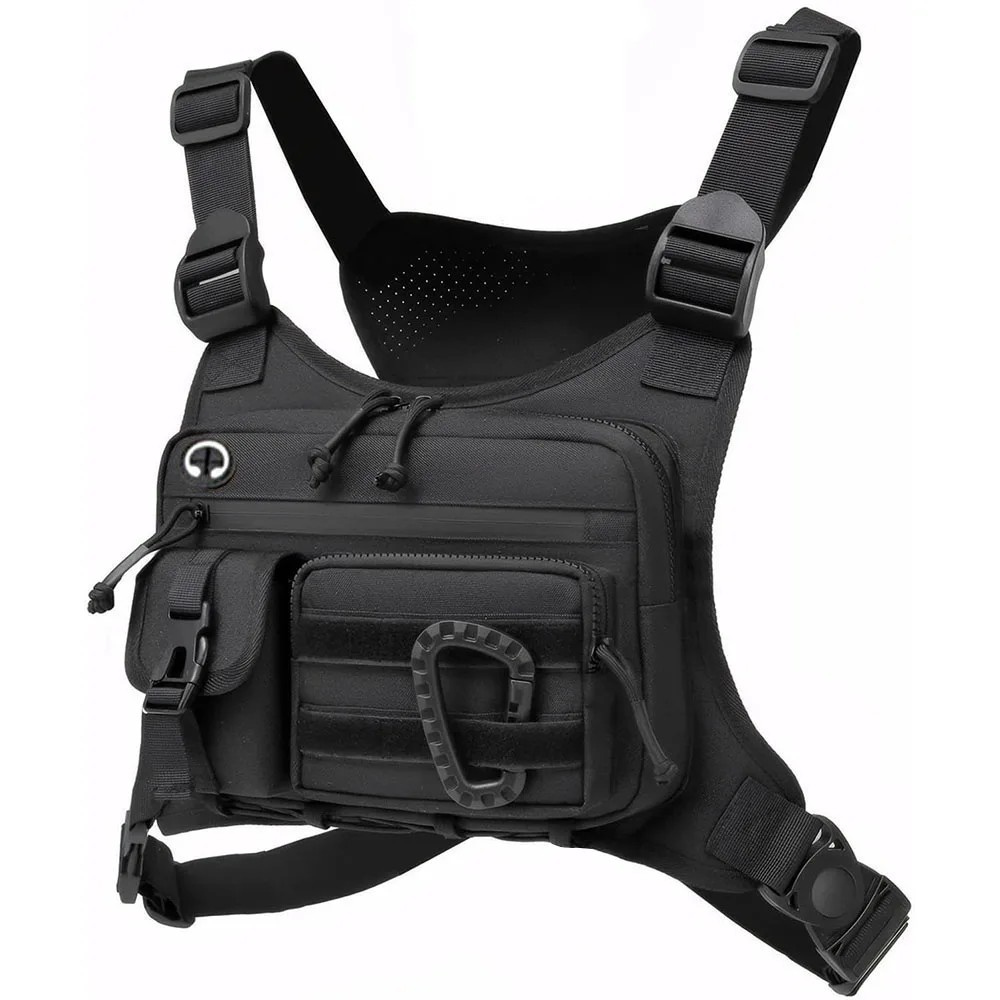 

Outdoor Tactical Chest Bag Men's Vest EDC Waterproof Anti-Theft Chest Pack for Cycling Bags Running Front Chest Bag