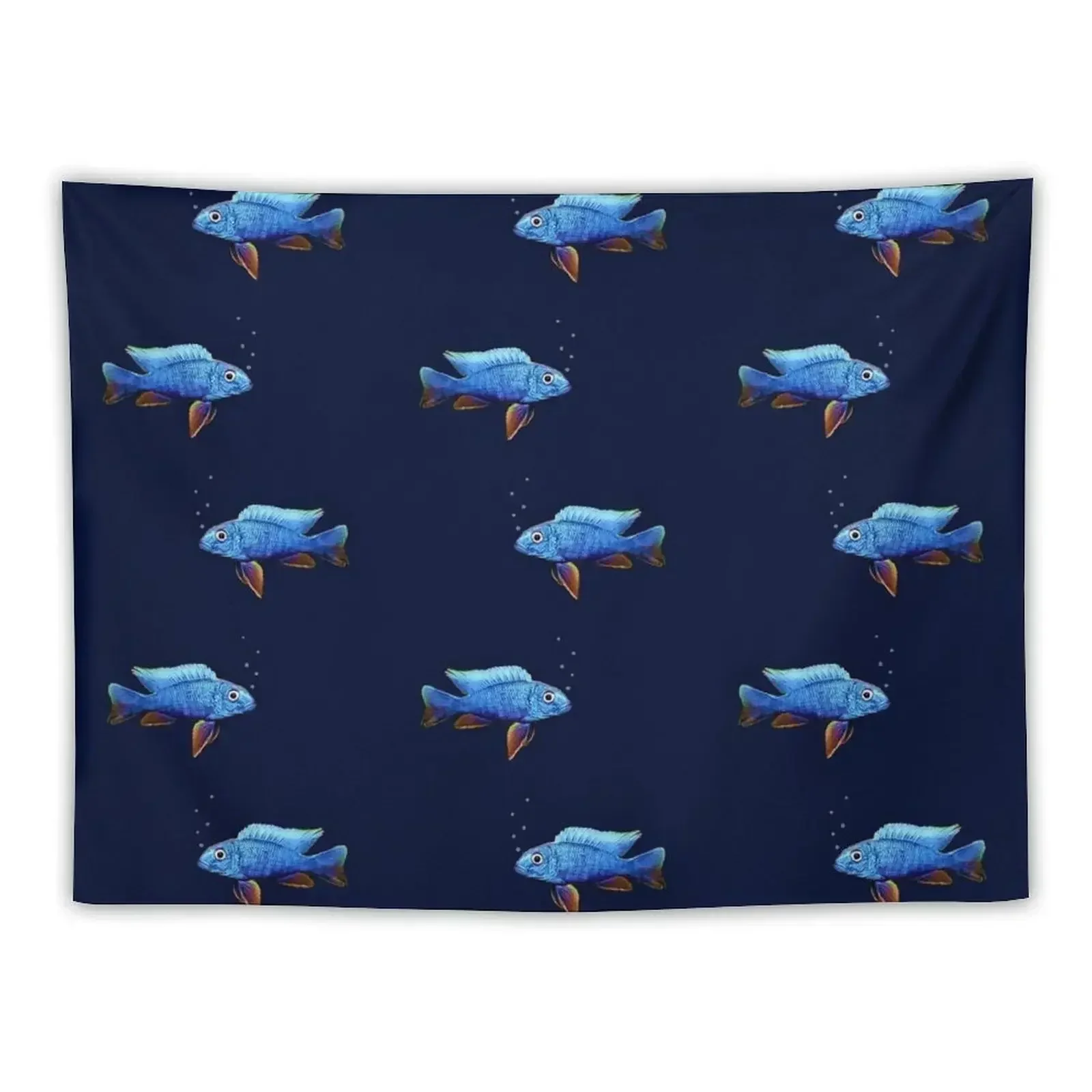 African Cichlid Fish Tapestry Room Ornaments Decoration Aesthetic Aesthetic Room Decorations Tapestry