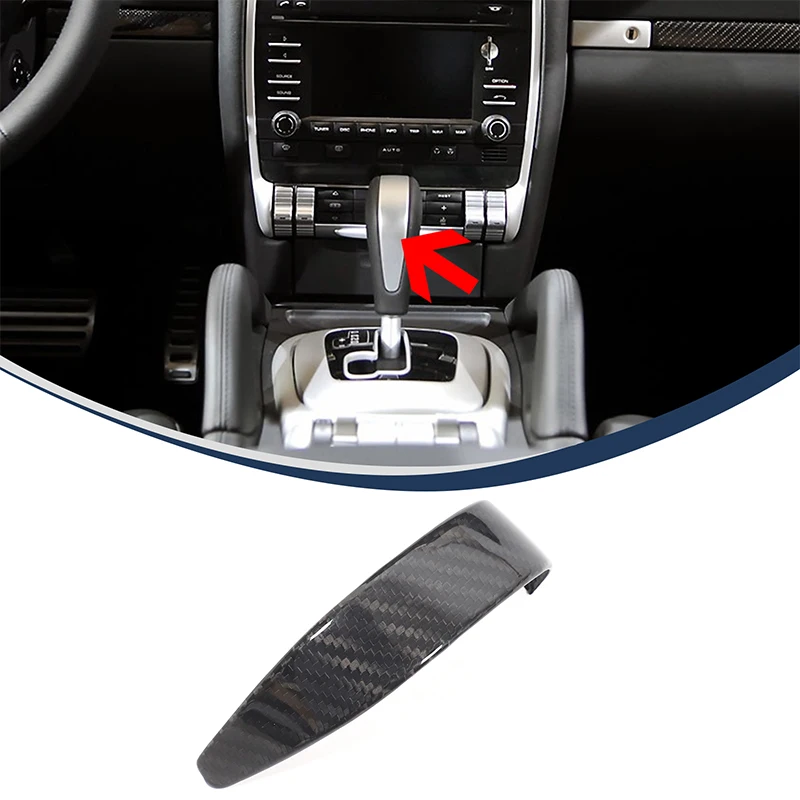 

For Porsche Cayenne 2004-2009 Automotive Interior Modification Accessories Gearbox Cover True Carbon Fiber