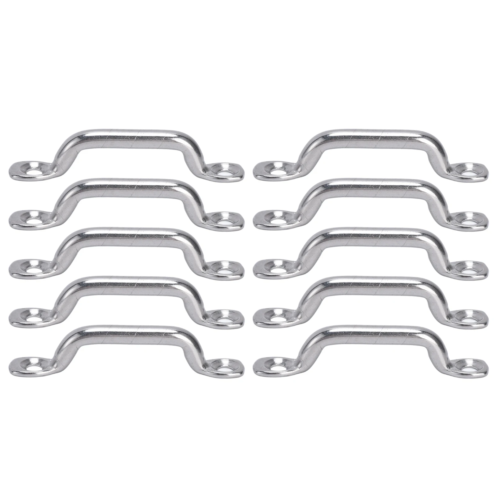 10Pcs Boat Top Pad Eye Deck Loop Tie Down 316 Stainless Steel Set Kit for Fixing Boat Accessories