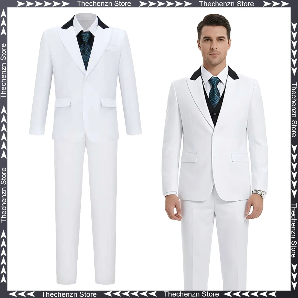 

Fancy Dress Villain Kingpin Cosplay For Men Clothing Movie Dare Cosplay Devil Man Costume Accessories Halloween Male Outfits