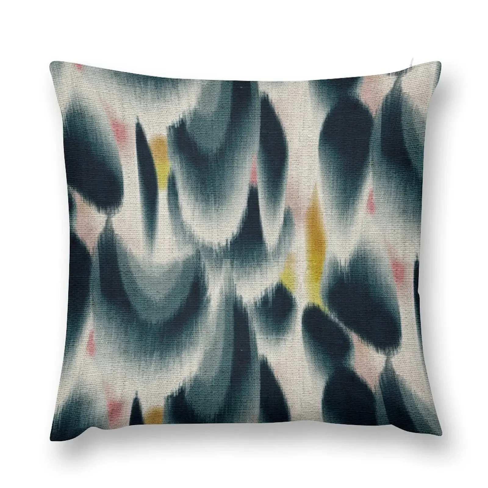 

Shibori Wingspots Throw Pillow luxury decor home decor items Ornamental Pillow pillow