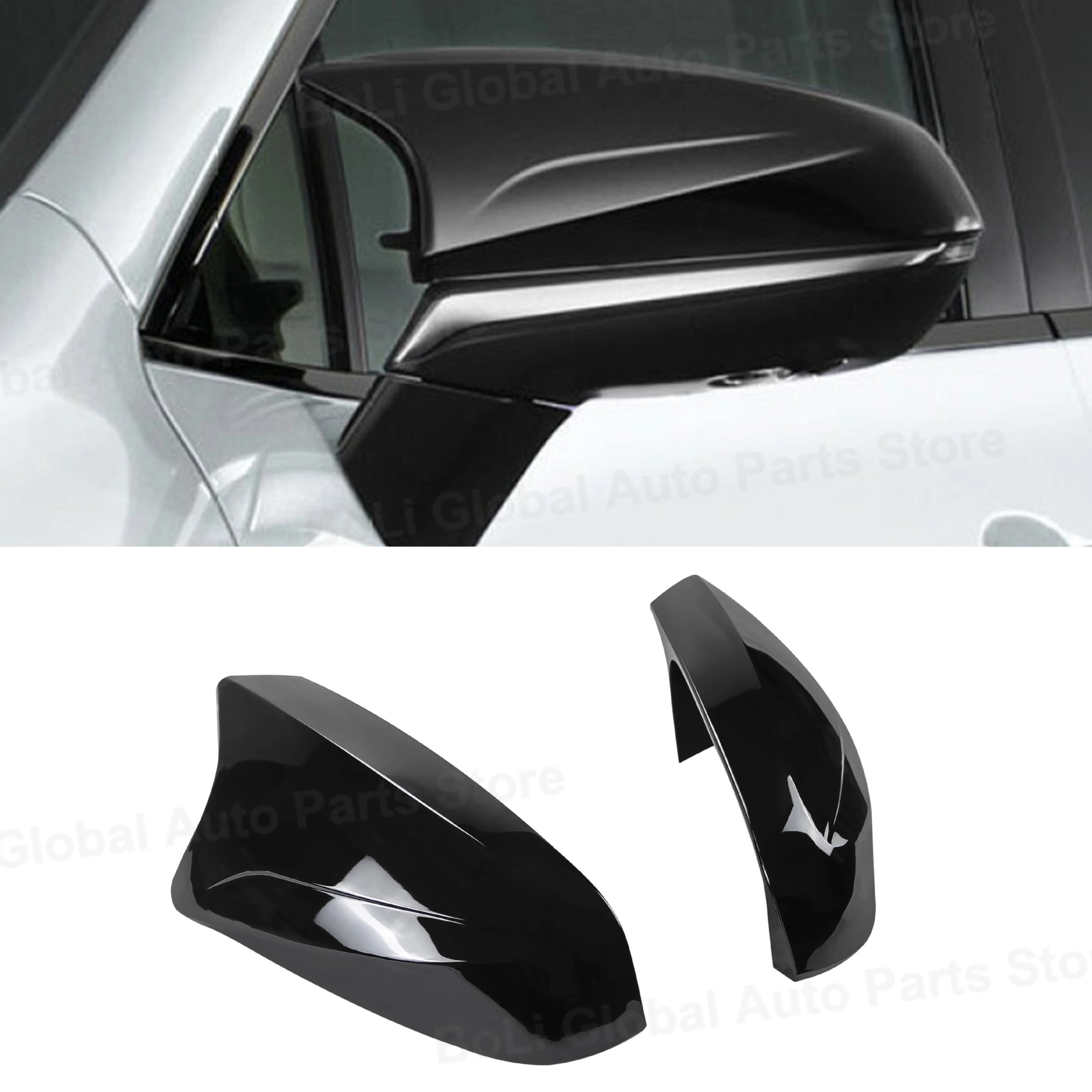 For Lexus RX350 RX450H NX200 NX300 Horn Rearview Mirror Shell Decoration Modifying The Rearview Mirror Housing