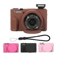 For Canon G7XIII G7X3 Silicone Case Camera Body Cover Protective Casing for Canon Powershot G7X Mark III Camera Accessories