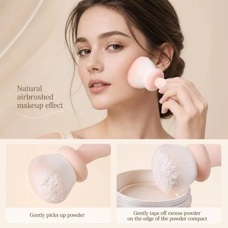 Large Mushroom Blusher Brush Nail Dust Brush Makeup Brush Cosmetic Brush Loose Powder Brush Ultra-soft Brush