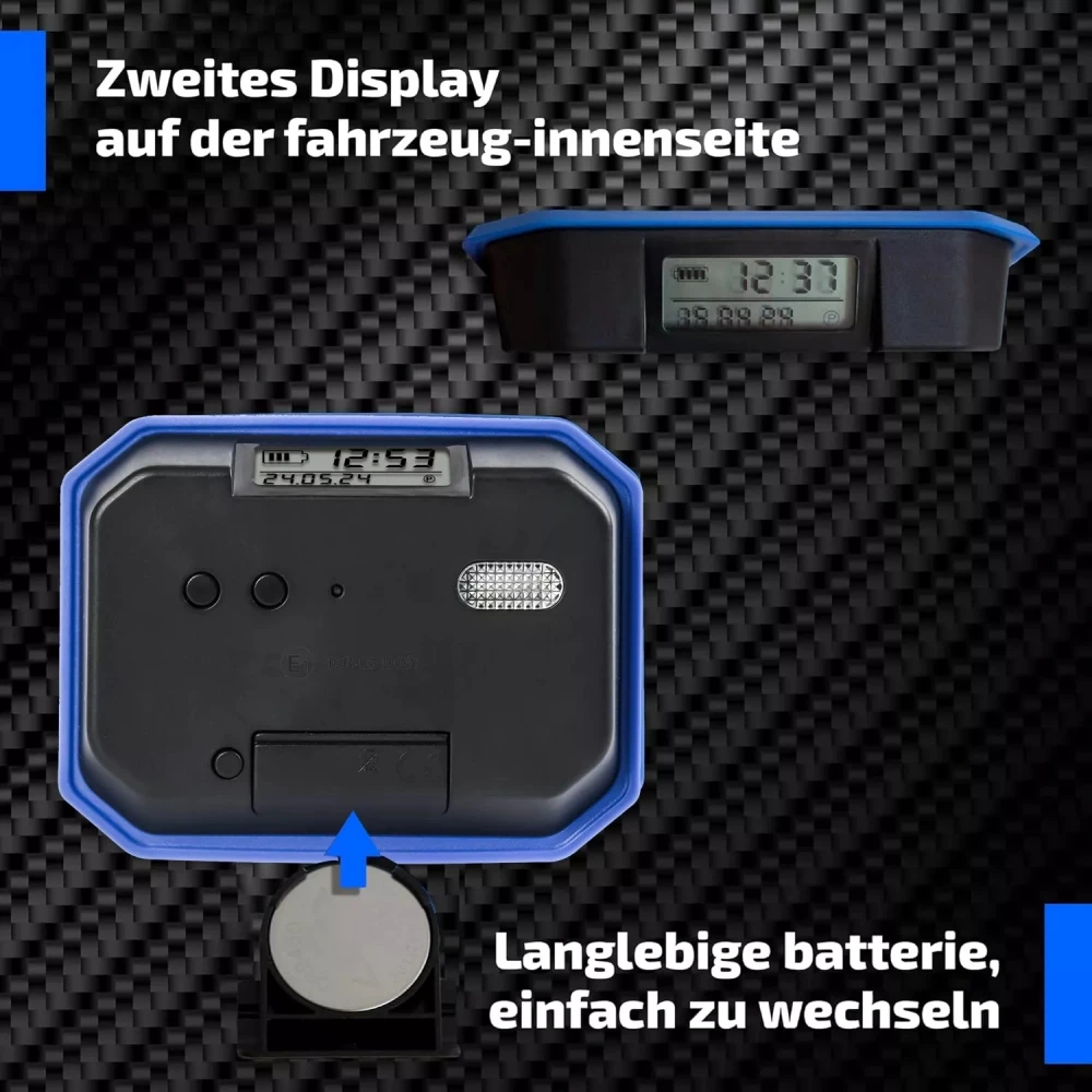 مؤقت ركن السيارة الرقمي، مؤقت وقوف السيارات الإلكتروني، تعديل الوقت التلقائي، ملحقات السيارة الداخلية ﻿ مؤقت ركن السيارة الإلكتروني