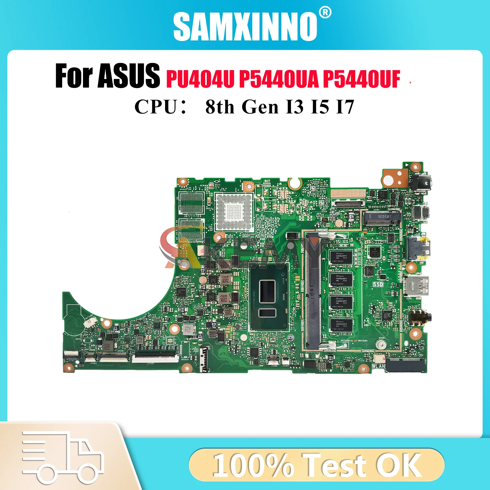 

P5440UA Материнская плата для ноутбука ASUS ProArt P5440UF PU404U P5440UA P5440U Материнская плата для ноутбука с процессором I3 I5 I7 100% tests OK stk