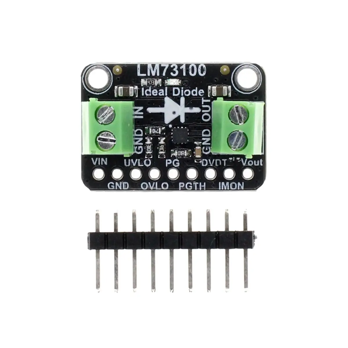 

Модуль Digital Essentials LM73100 23В 5А: Идеальный диодный модуль и модуль защиты от перенапряжения для преобразования энергии промышленного оборудования