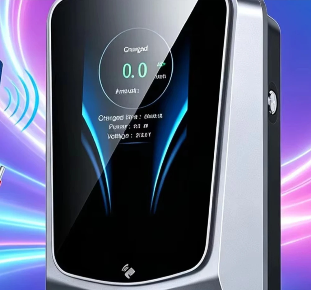 QIAO EV Charging Station Electric Vehicle Car Charger RFID Card Wallbox Type 2 7KW/11KW/22KW 16A/32A