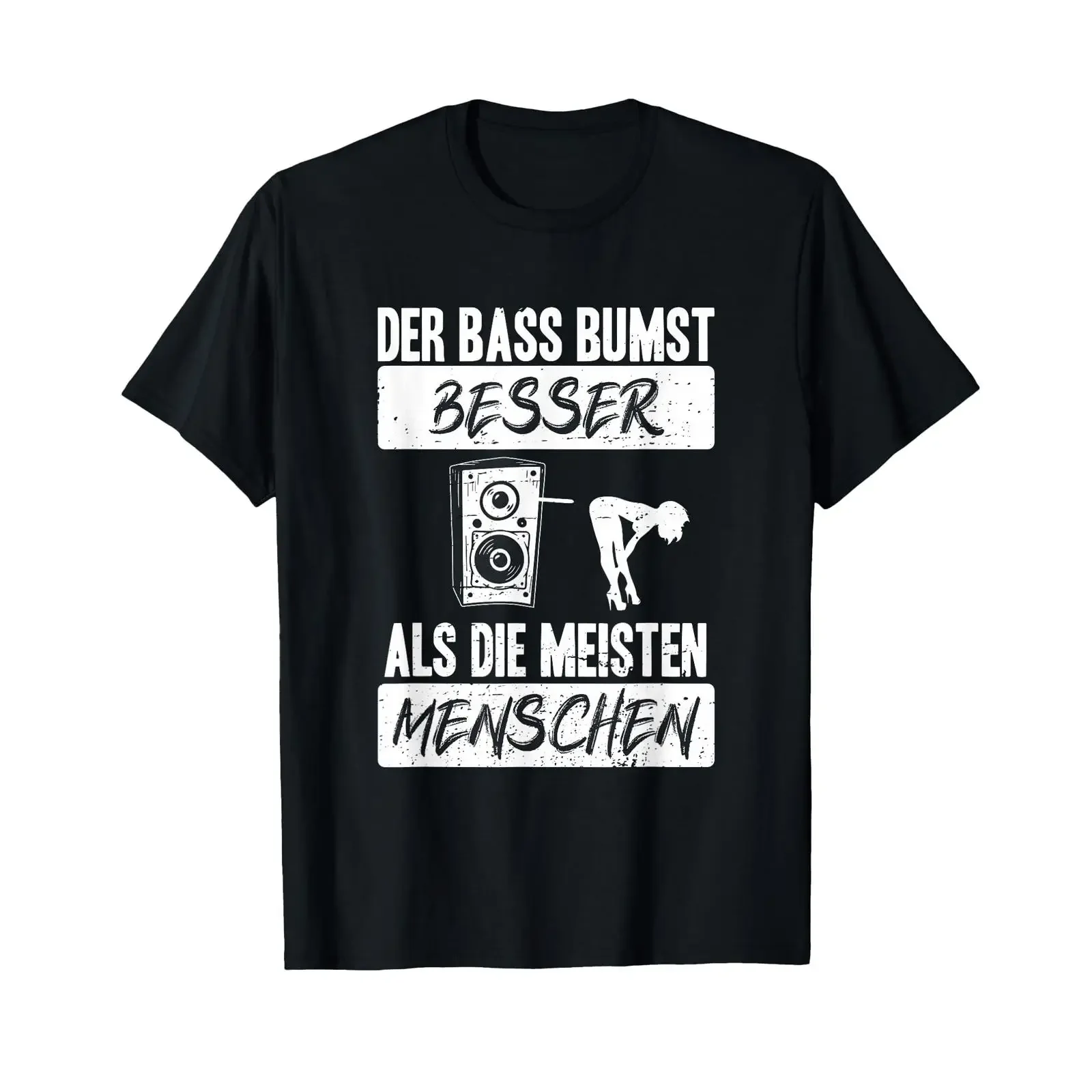 Techno Rave Gabber DJ EDM Raver House Hardtekk T-Shirt schwarz, Vintage-Look, gewaschen, weich, lässig, leicht unisex, modische Streetwear