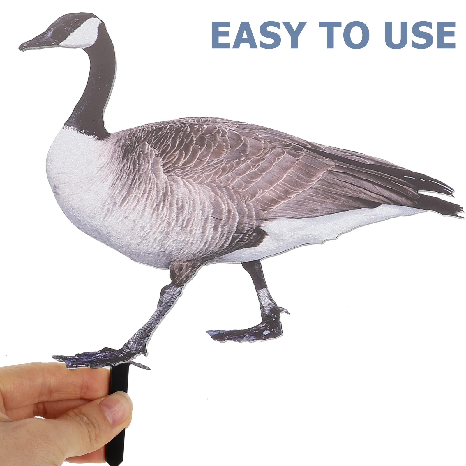 

2 шт. акриловый декор в виде утки, уличный устойчивый к атмосферным воздействиям орнамент для газона для двора, парка, цветочный горшок, двор, художественный кол, садовое животное