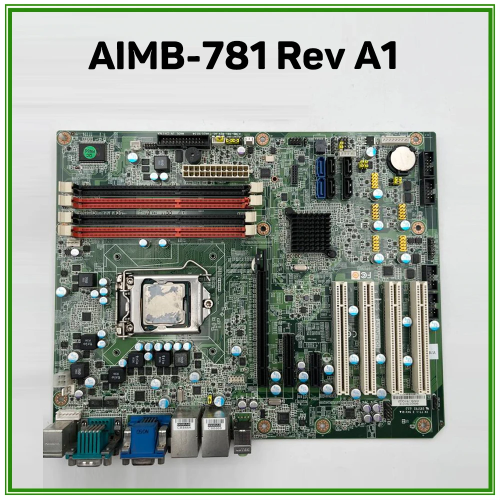 AIMB-781 Rev.A1 Industrial Dual Network Motherboard AIMB-781QG2