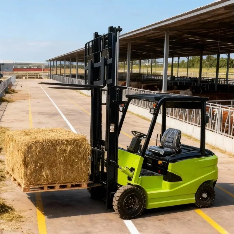 Customized Farm Use Heavy-Duty 3 Ton Small Electric Forklift Lithium-Ion Battery Forklift diesel Side-Shift For Precision Load