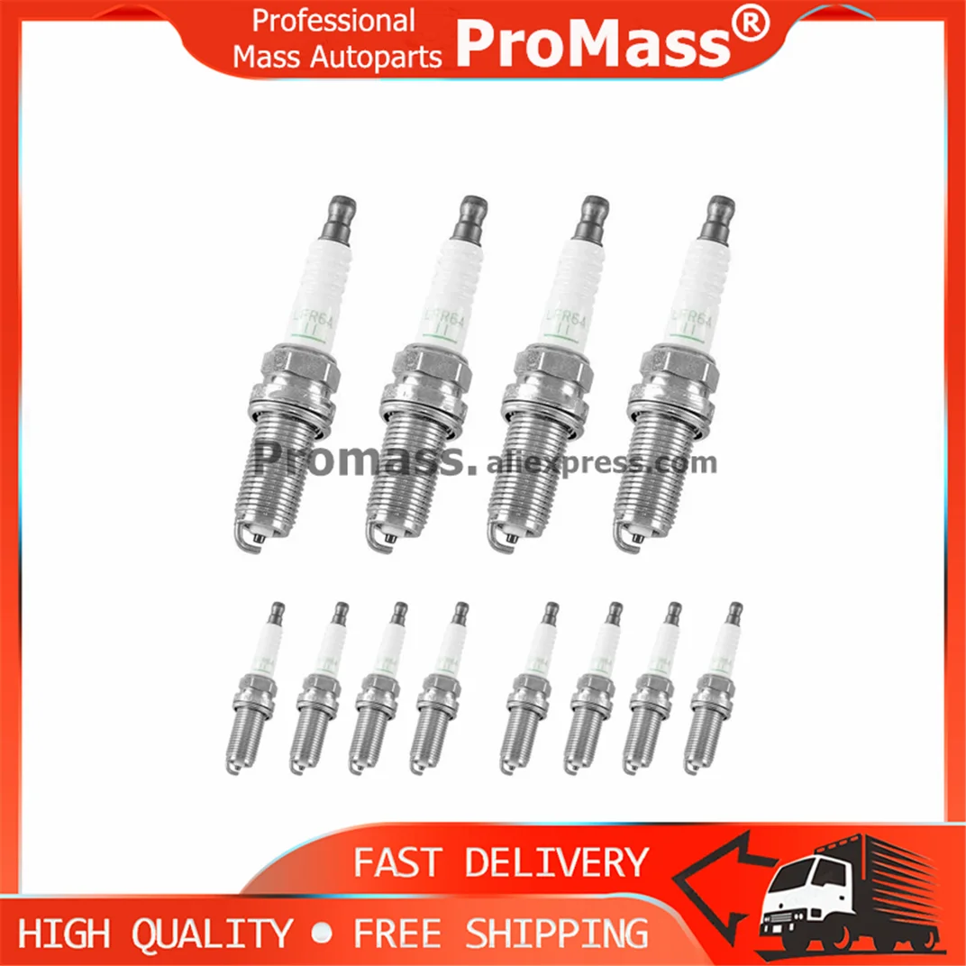 New 12PCS Spark Plug For Yamaha F115 F225 F250 F300 Nissan Almera Primera LF115/250/300  22401-8H516 LFR6A11 LFR6A-11 224018H516