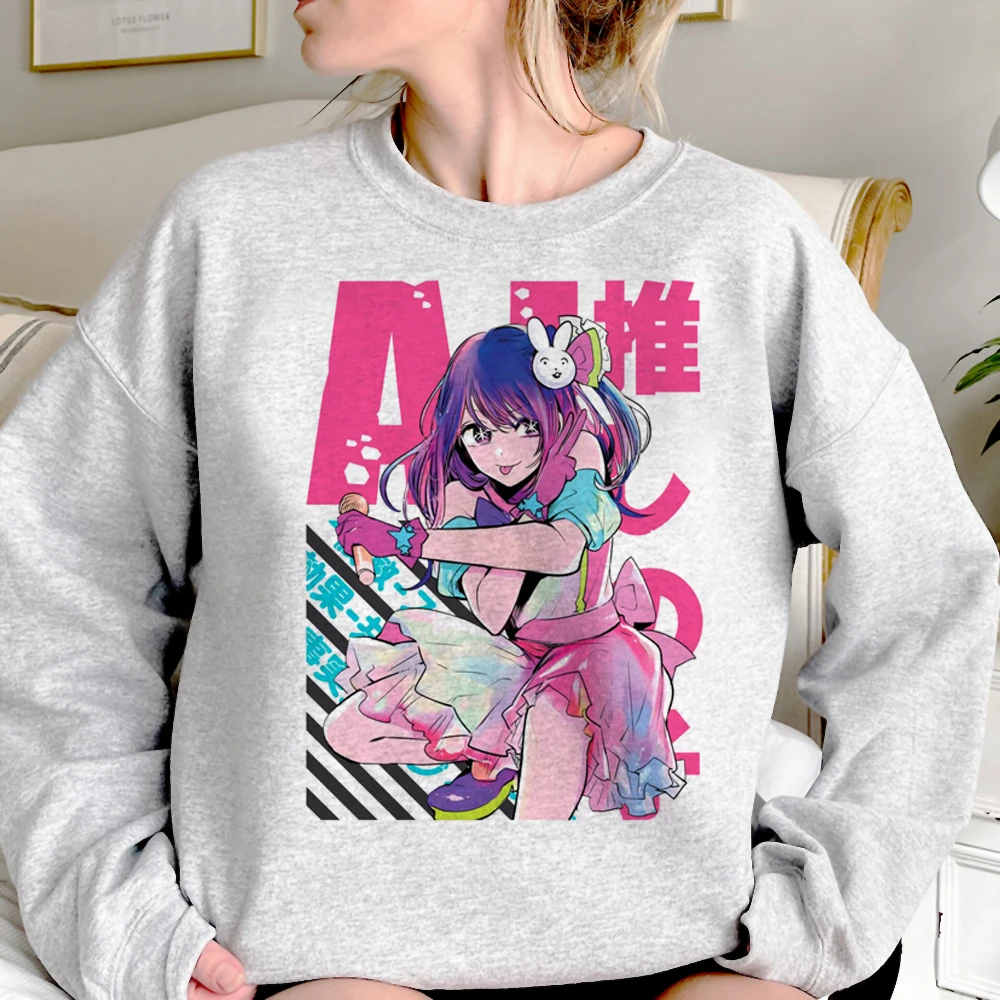 Oshi No Ko Hoodies Vrouwen Esthetische Fleece Anime Kleding Vrouwen Jaren 90 Kleding