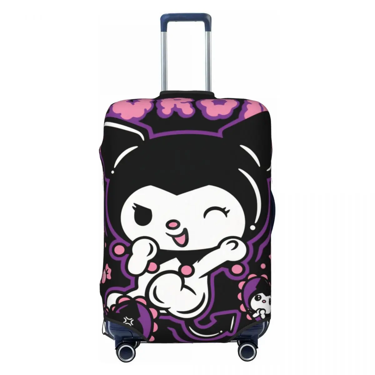 

Halloween Rabbit Kuromi Luggage Cover Elastic Cartoon Travel Suitcase Protective Covers Fits 18-32 Inch