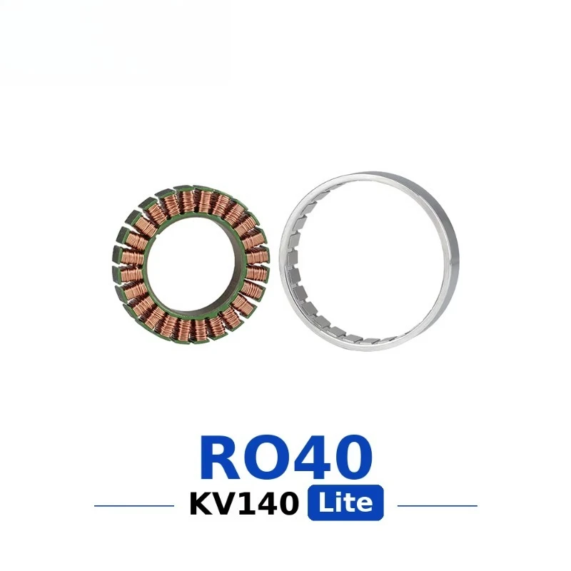 KV140 Lite 60g Lightweight Frameless Outrunner Torque Motor Low Cogging for Precision Robot Joint
