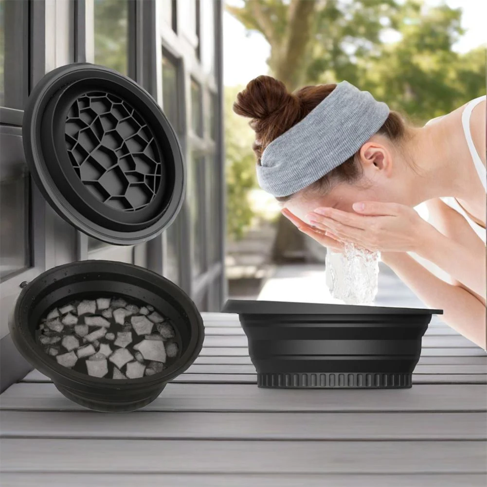 Siliconen Gezicht Ijs Bad Kom Gezichtsbehandelingen Huidverzorging Tool Herbruikbare Koude Plunge Wastafel voor Huidverstrakking Acne Relief Anti-ontsteking