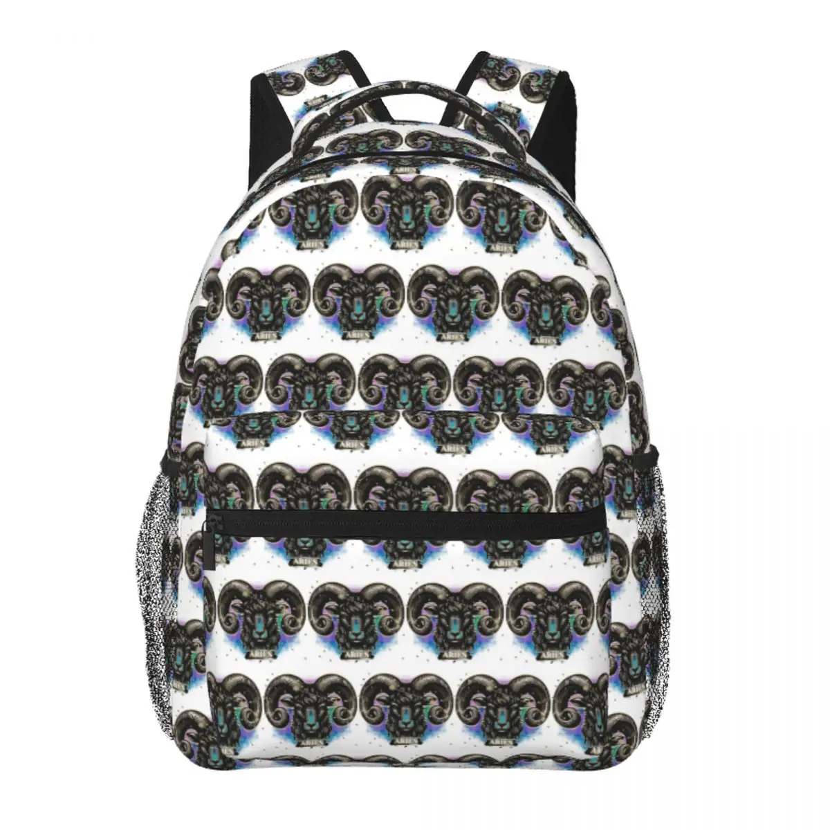 

Zodiac Aries Birth Sign Design! Backpack Student BookBag Kids School Bag Laptop Shoulder Bags for Men Women