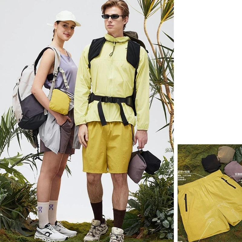 ManWater-Resistant Design Designed for The Trail: Hidden Pockets, Elastic Waist & Splash-Proof Fabric in Performance Shorts