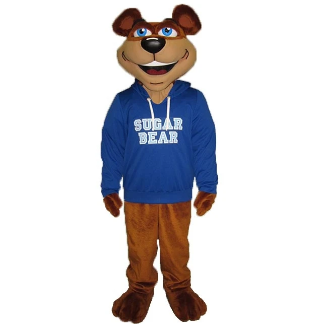 Sugar Bear felpa con cappuccio costume da mascotte costume fantasia personalizzato anime cosplay kit mascotte fancy dress personaggio dei cartoni animati N31857