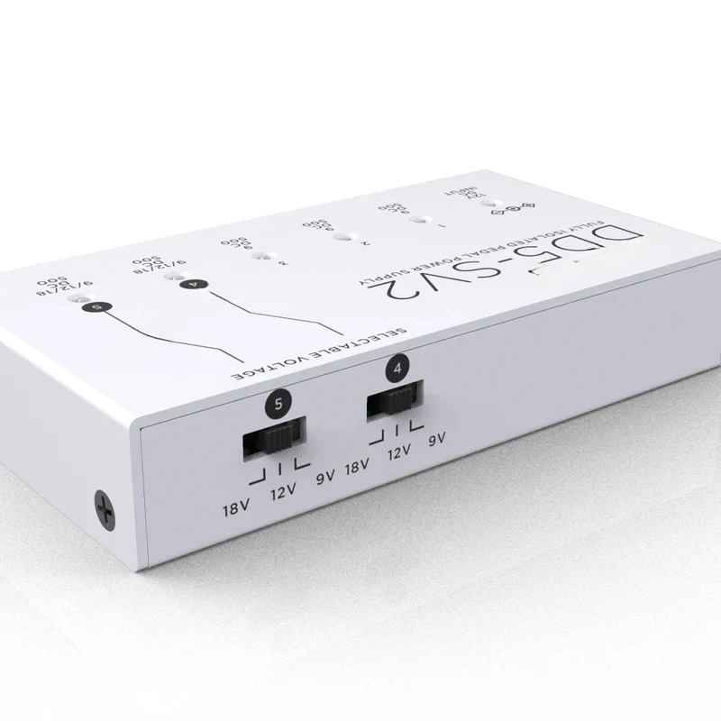 VITOOS DD5-SV2 Effect Pedal Supply Fully Isolated Filter Ripple Noise Reduction High Power Digital Effector