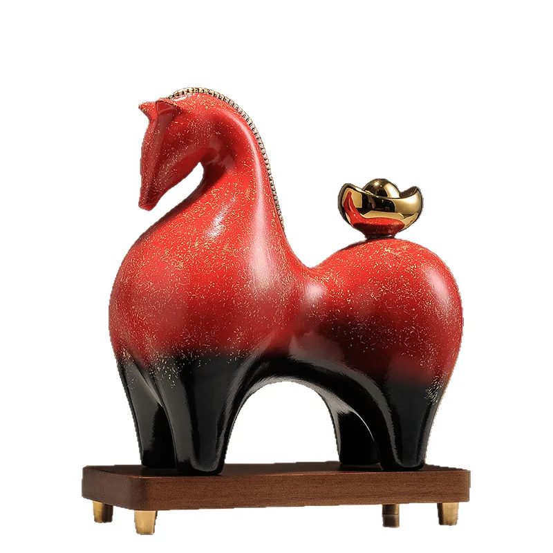 

Элитные декоративные украшения в новом китайском стиле для офиса и гостиной, полка-витрина, подарки на открытие магазина