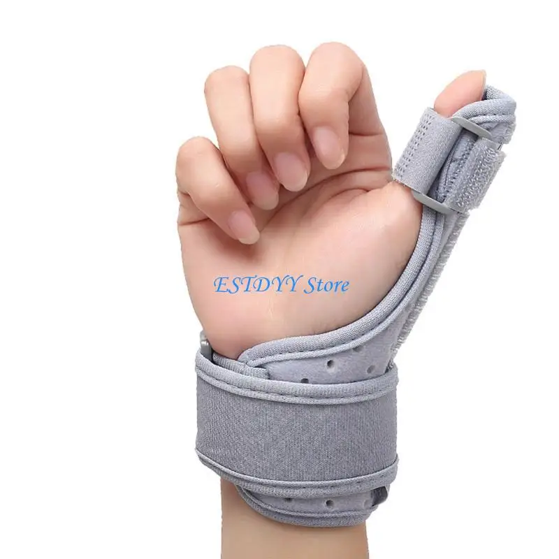 G6DE Ventilated Thumb Stabilizing Belt Modifiable Compaction Wrap For Sinew Support During Exercise Computer Work