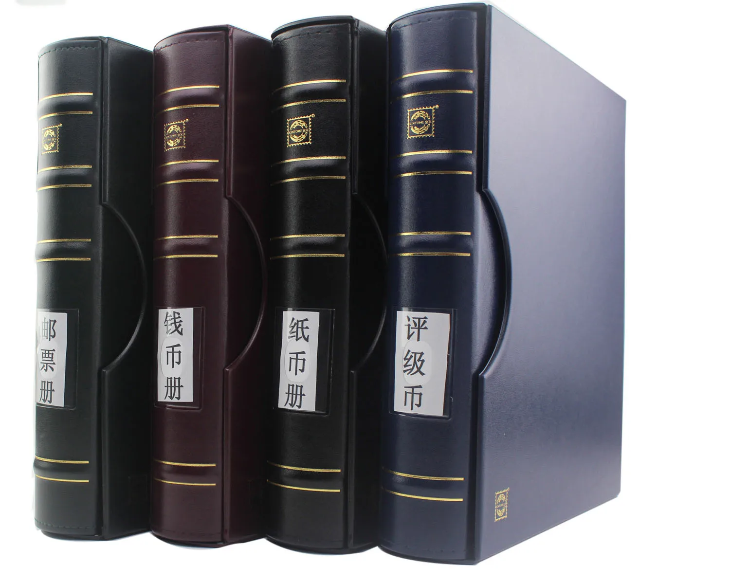 

Роскошная бамбуковая стандартная кожаная книга для монет, коллекция банкнот, книга, штамп для монет, памятная монета зодиака, книга с отрывными листами, пустая бу