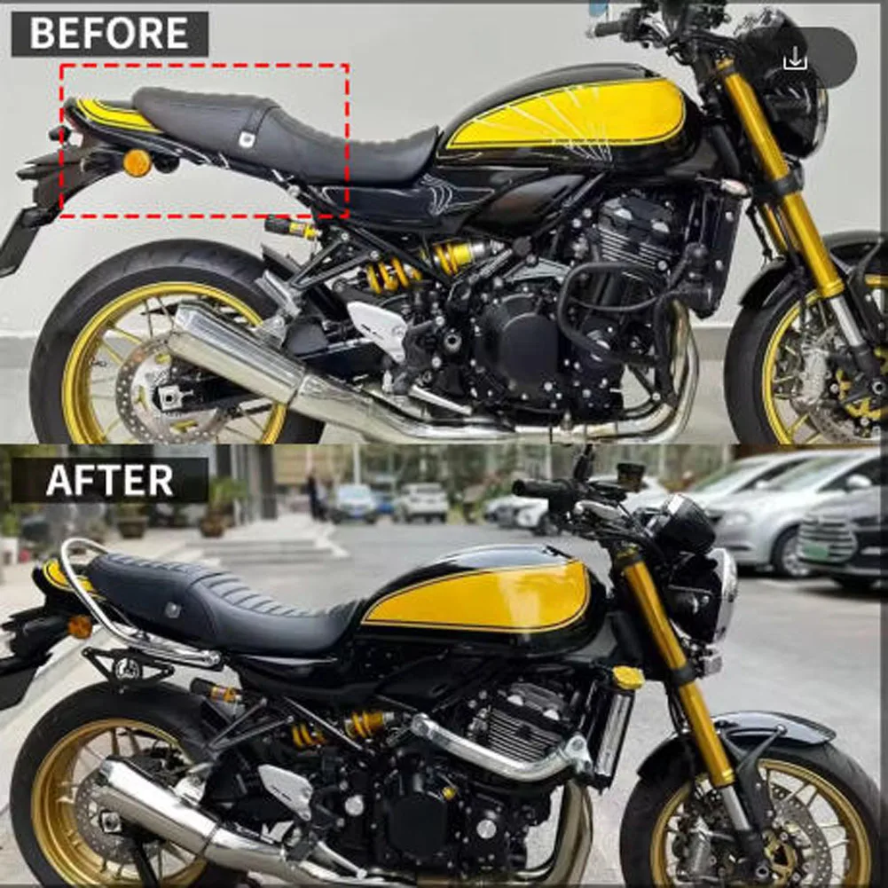 Z900 RS Rear Grab Bars Rear Seat Pillion Passenger Grab Rail Rear Bumperfit For Kawasaki Z900RS Cafe Z 900RS Z 900 RS 2018-2026