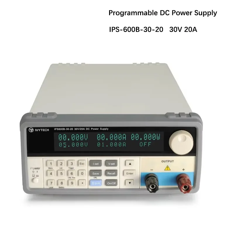 IPS-600B-30-20 0-30V 0-20A Fonte de alimentação DC de alta precisão Fonte de alimentação programável de alta potência