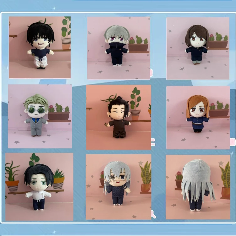 Anime Surrounding Plush Toys Jujutsu Kaisen Toge Gejou Yuuta Okkotsu Nanami Riko Amanai Mahito Cartoon Cotton Dolls Kids Gifts