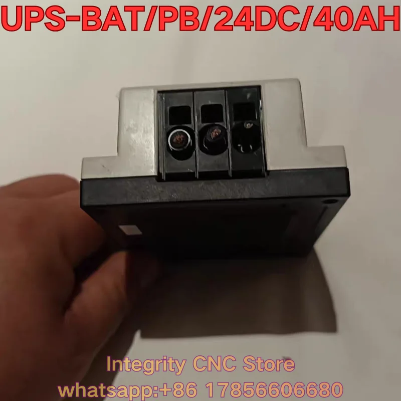 Second-hand UPS-BAT/PB/24DC/40AH PLC module function test is normal 1354641