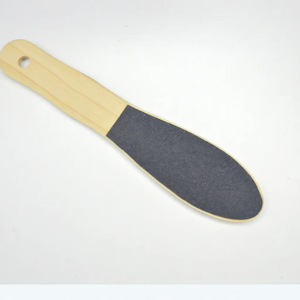 Double Faced Callus Remover Foot File Pedicure Rasp Natural Pine Wood Handle Exfoliator Dead Skin Skin Care Smoothing Tool