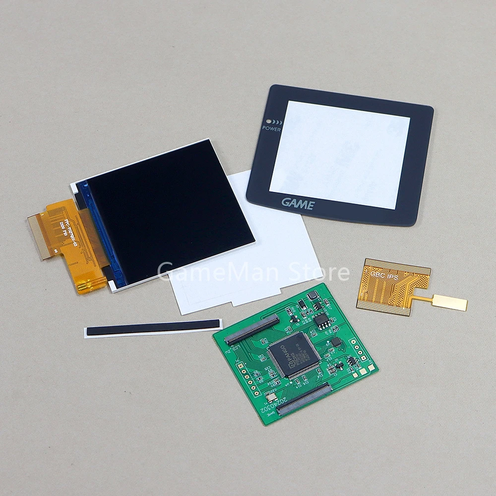مجموعة واحدة لـ GBC V4.0 سهلة التركيب 2.6 بوصة IPS شاشة LCD عالية السطوع لنينتندو Gameboy Color GBC