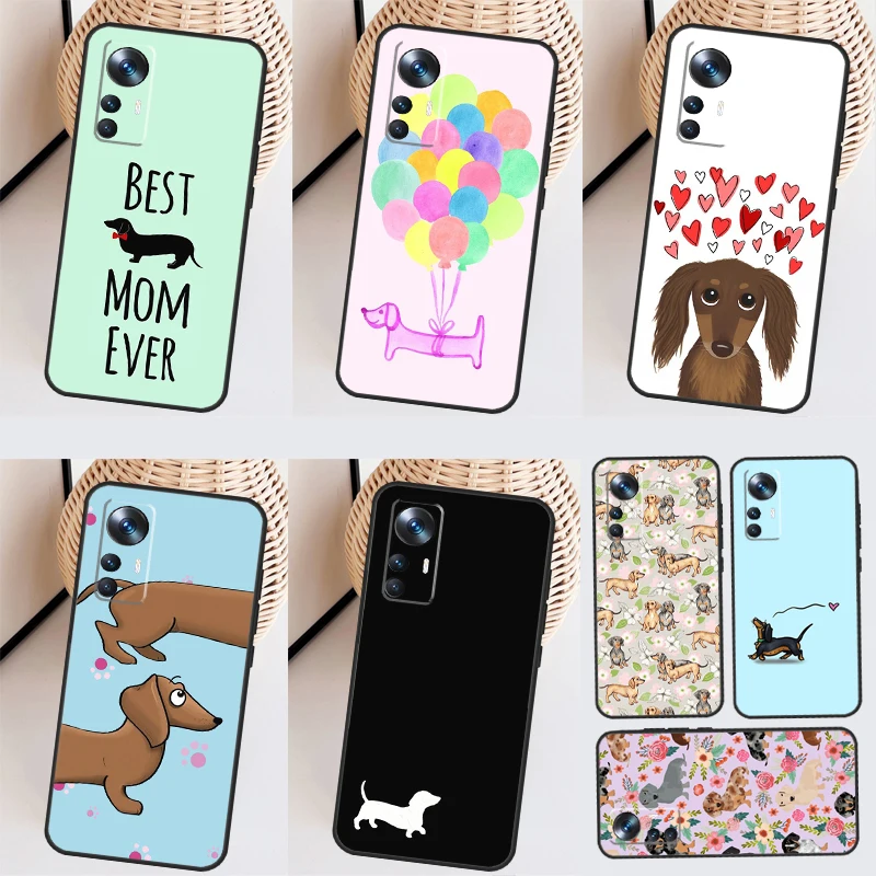 Dachshund Teckel Dackel Dog Case For Xiaomi 13T Pro 11T 12T 12 13 Lite 12X POCO X5 X3 Pro F4 X4 GT M5 M5s F3 F5 Cover