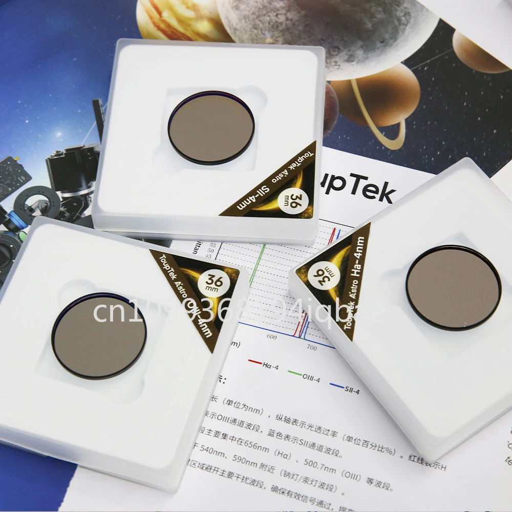 Atlas Astronomy 36mm Ha SII OIII Narrowband Filter Deep Space Photography Telescope Accessories SHO Filter