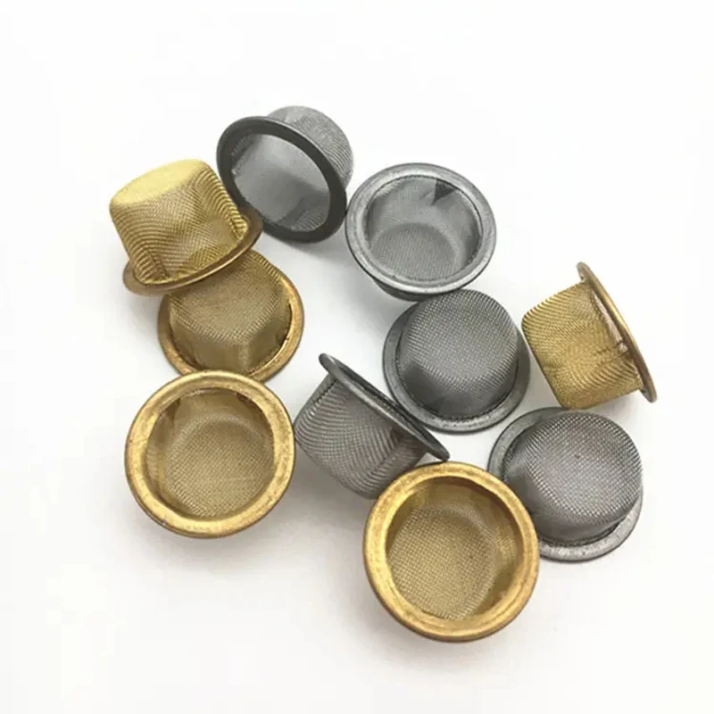 60 Mesh 0.5inch Stainless Steel Brass Metal Screen Filters For Smoking Pipe Metal Filter Smoking Accessories