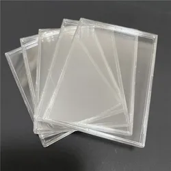 2 Pieces Inner size 64*89mm PS Clear Hard Shell Card Bricks For Board Cards Yugioh Card Protective Storage Protection Sheath