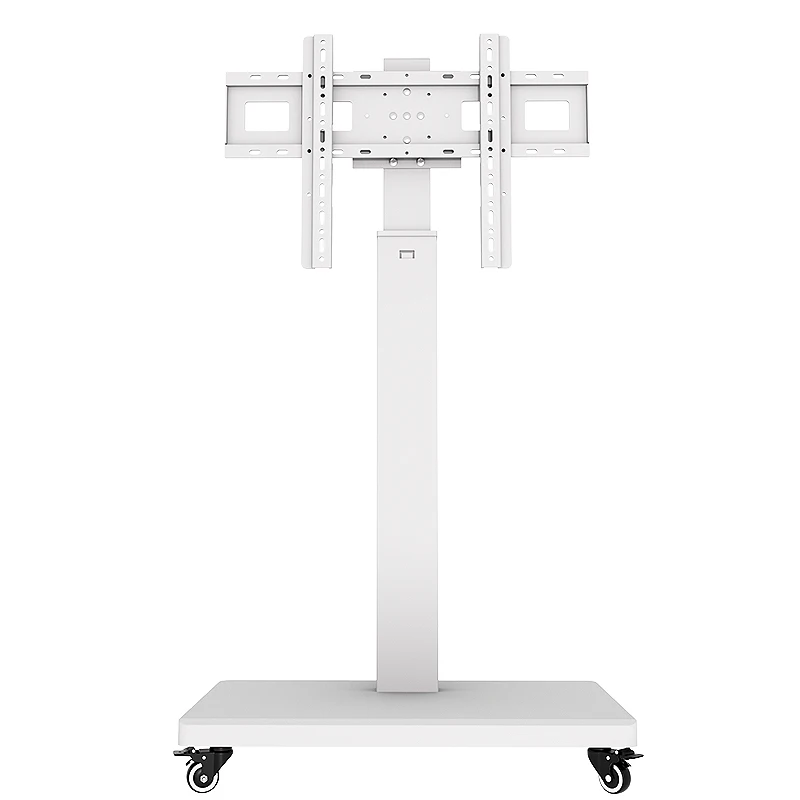 Height‑Adjustable Mobile TV Cart 32‑80", Rolling Floor TV Stand with Wheels, 50KG Capacity, VESA 600*400mm TV Trolley XZ08 - view 6