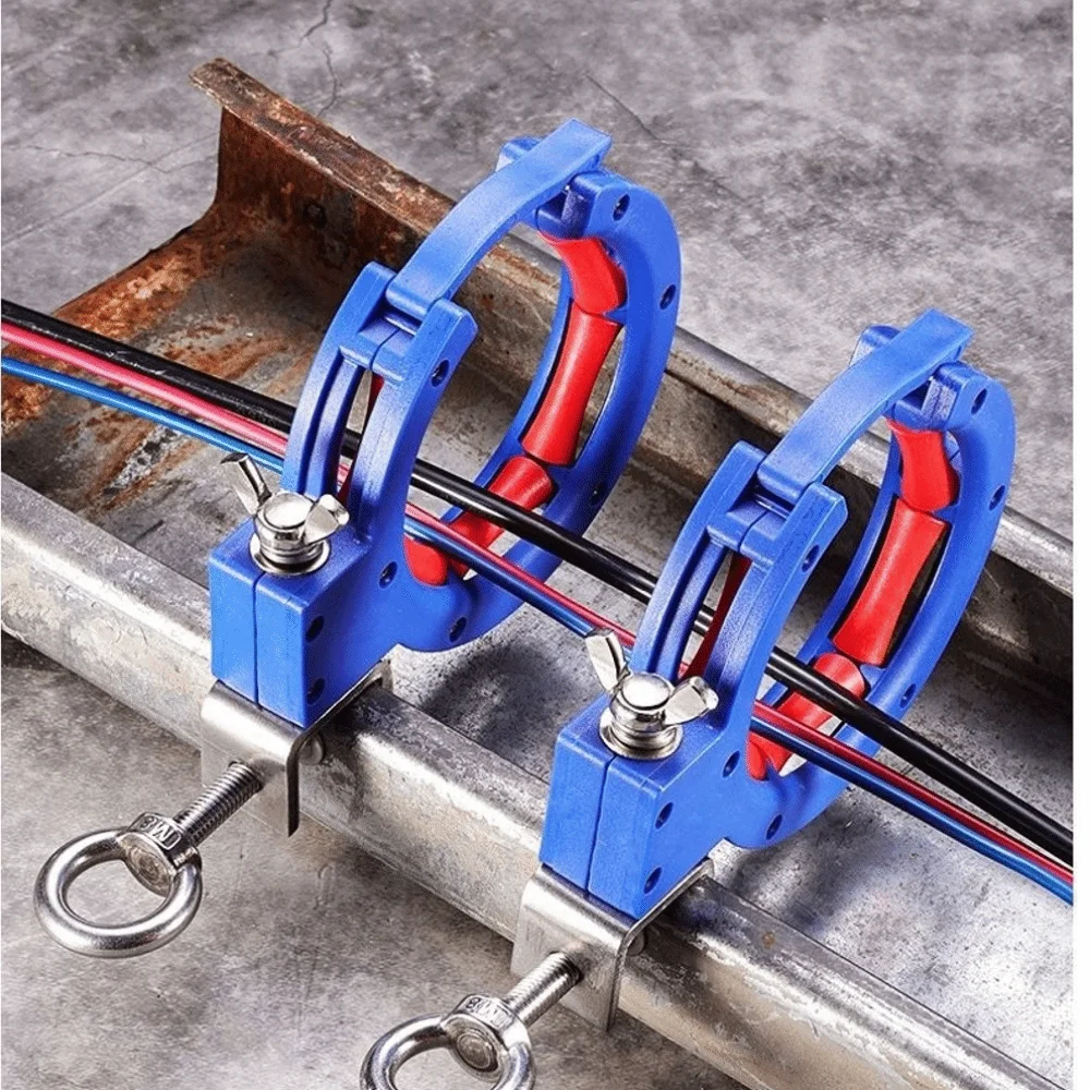 Upgraded Version Cable Lay Pulley Time saving Thickened Base Tray Cable Roller High hardness Bottom hung Mount Wiring Aid Tool