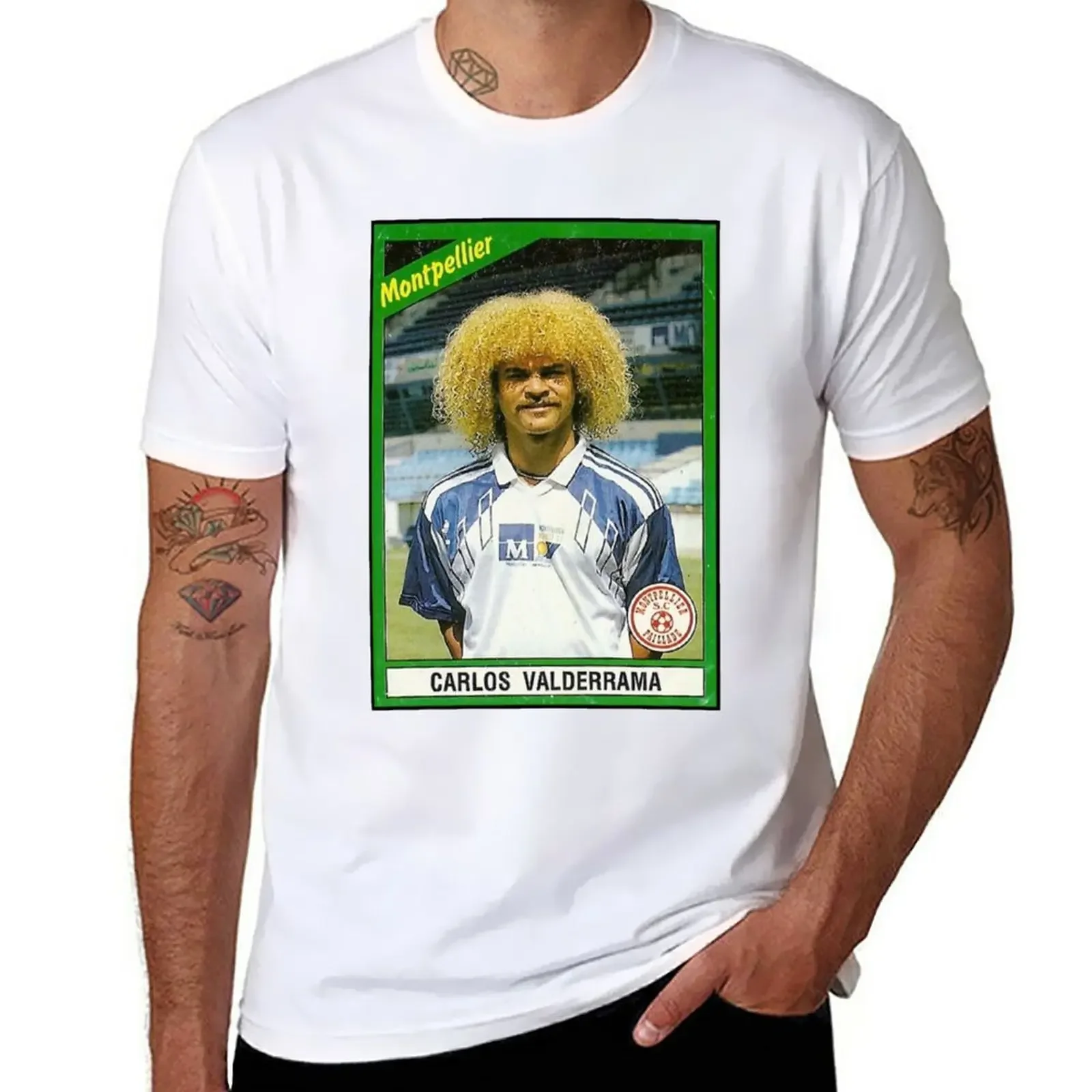 Carlos Valderrama T-Shirt quick drying Blouse slim fit t shirts for men